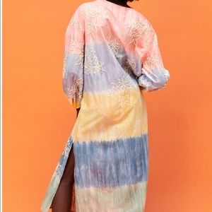 Zara tie dye multicolor dress L